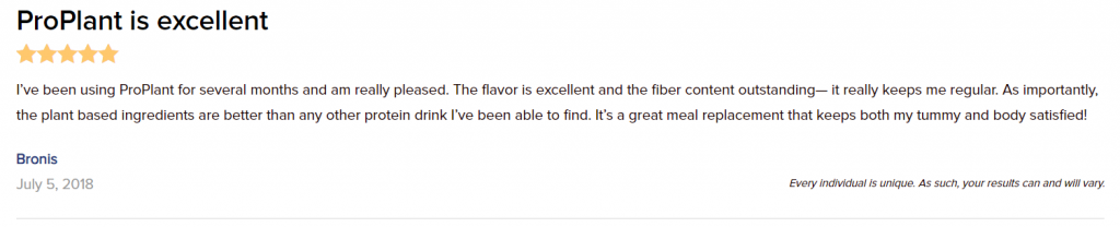 Happy customer's 5-star review saying 